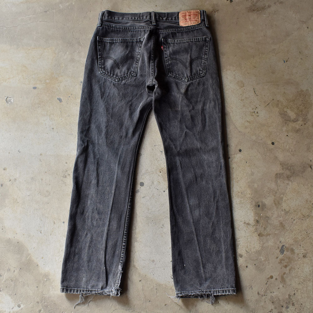 Levi's 505 “Straight Fit” ブラックデニムパンツ 240222