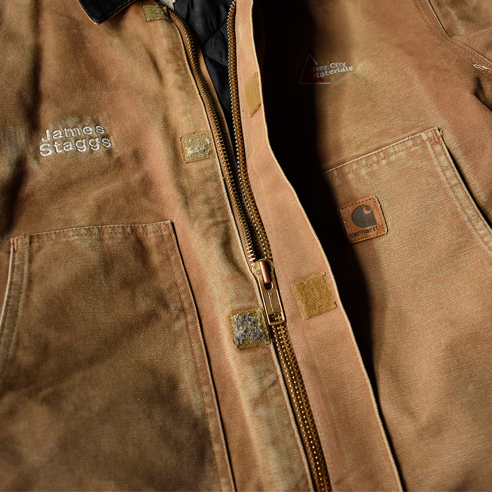 Y2K ダメージ！ Carhartt トラディショナルジャケット キルティングライナー 240118H