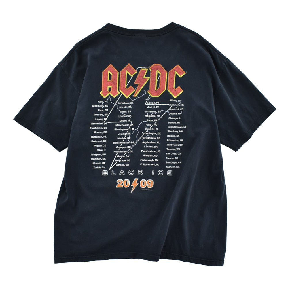Y2K AC/DC "BLACK ICE" WORLD TOUR ロックTシャツ 260515H