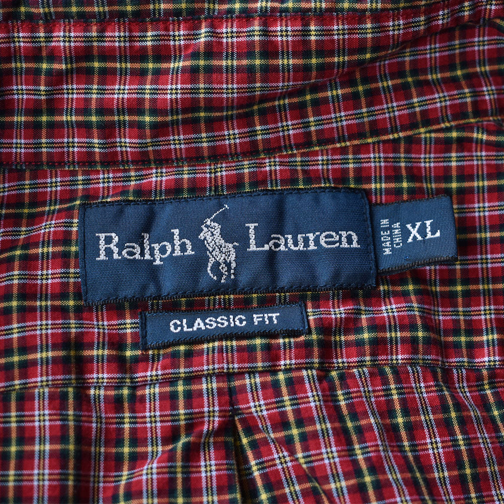 Ralph Lauren/ラルフ ローレン “CLASSIC FIT” タータンチェック ボタンダウンシャツ　230529