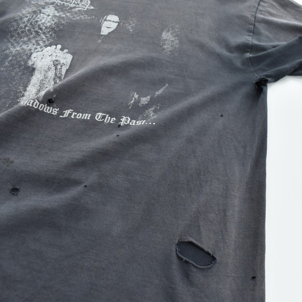 Y2K Nehëmah "Shadows From The Past..." ブラックメタル ロックTシャツ 260609H