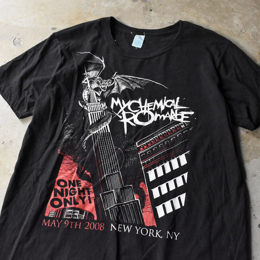 Y2K My Chemical Romance “ONE NIGHT ONLY” ロック Tシャツ 250923H