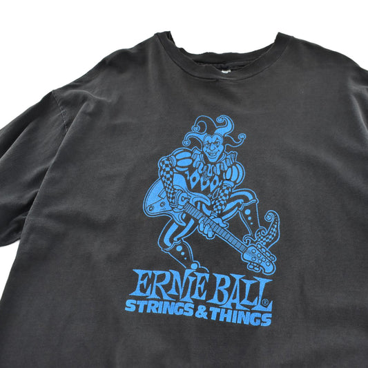 90's Ernie Ball "Strings & Things" ジェスター ギターTシャツ USA製 260721H