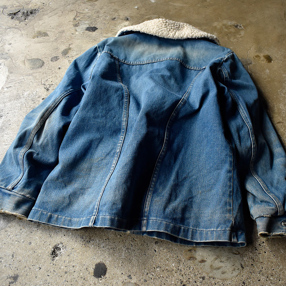 70's MAVERICK RANCH COAT デニム ボアジャケット USA製 241220H