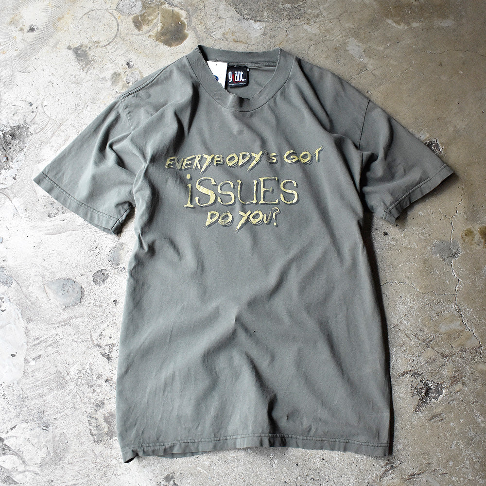Y2K Korn “EVERYBODY'S GOT iSSUES Do YOU？” Tシャツ 240606H