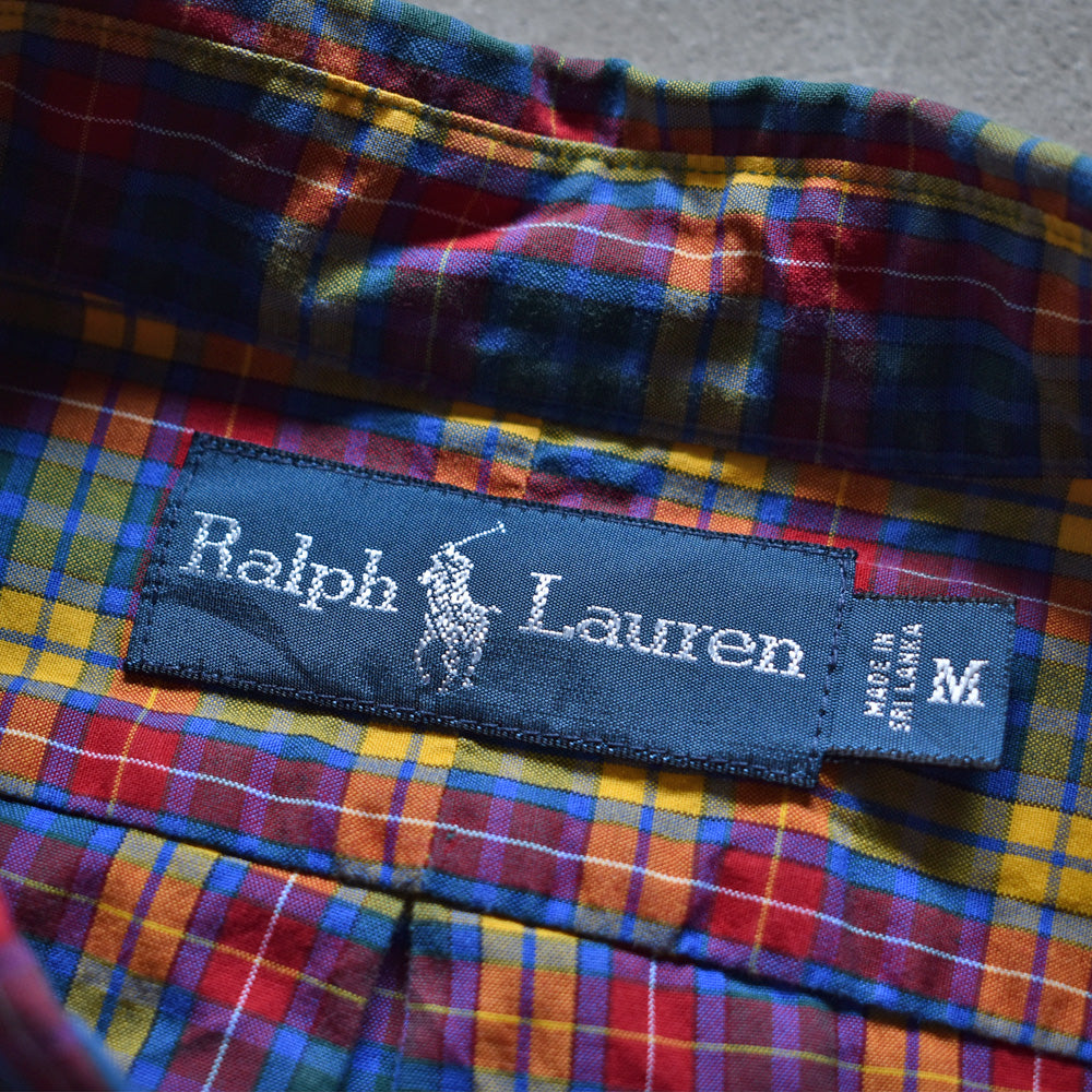 Ralph Lauren/ラルフ ローレン タータンチェック ボタンダウンシャツ　230505