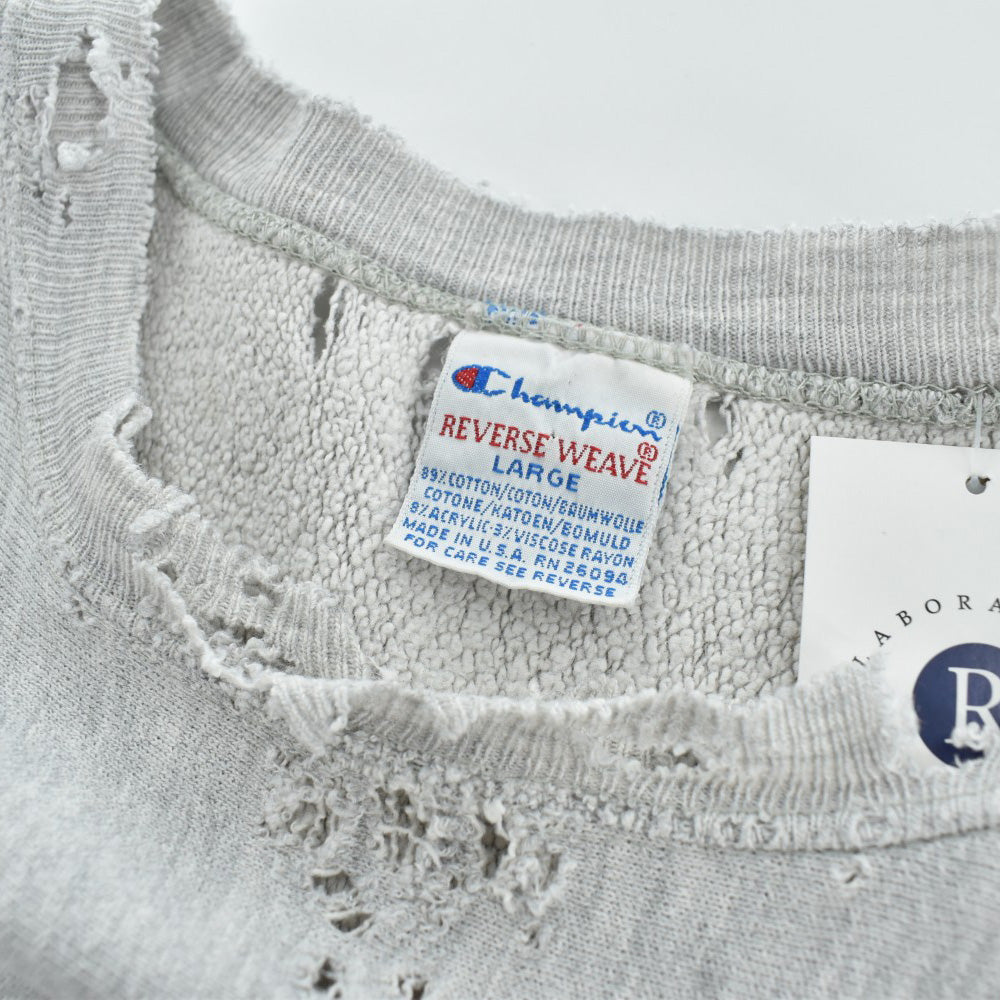 90’s Champion REVERSE WEAVE "WPI" カレッジ ボロ リバーススウェット USA製 261016H