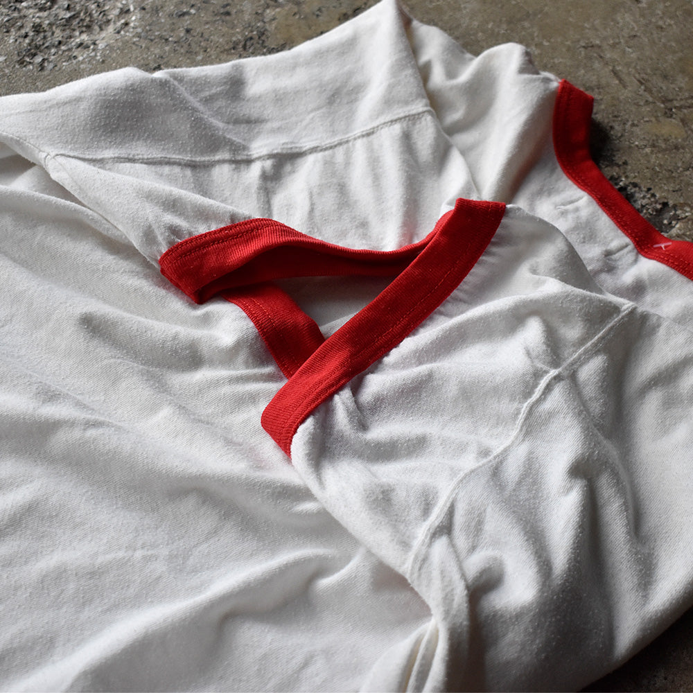 80's Coca-Cola スターロゴ リンガーTシャツ USA製 240801H
