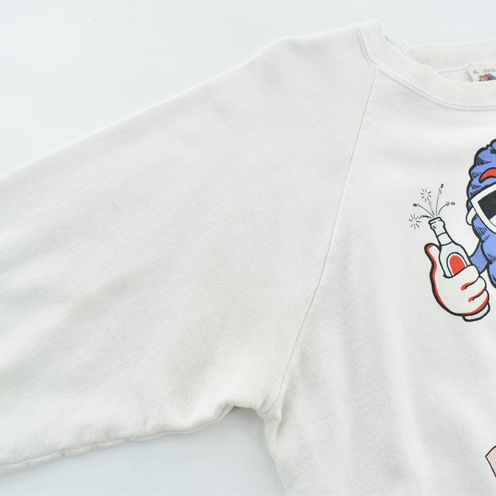 80's "RAISIN HELL" キャラクタースウェット USA製 260908H