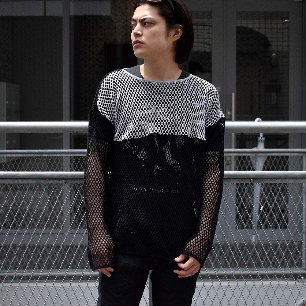 blackmeans コットン メッシュ Long sleeve Tシャツ 945-79GT94-1 240522H