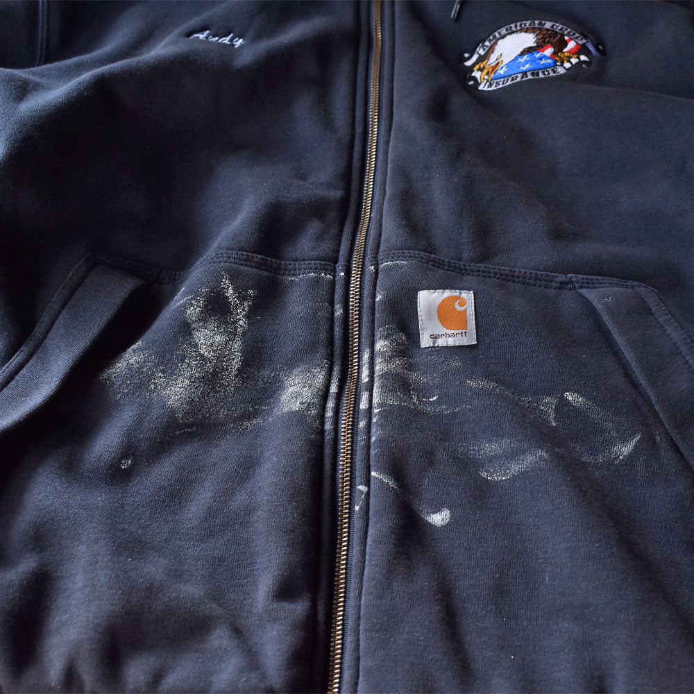 Carhartt ペンキ！ ボアライナー フルジップ パーカー 231212