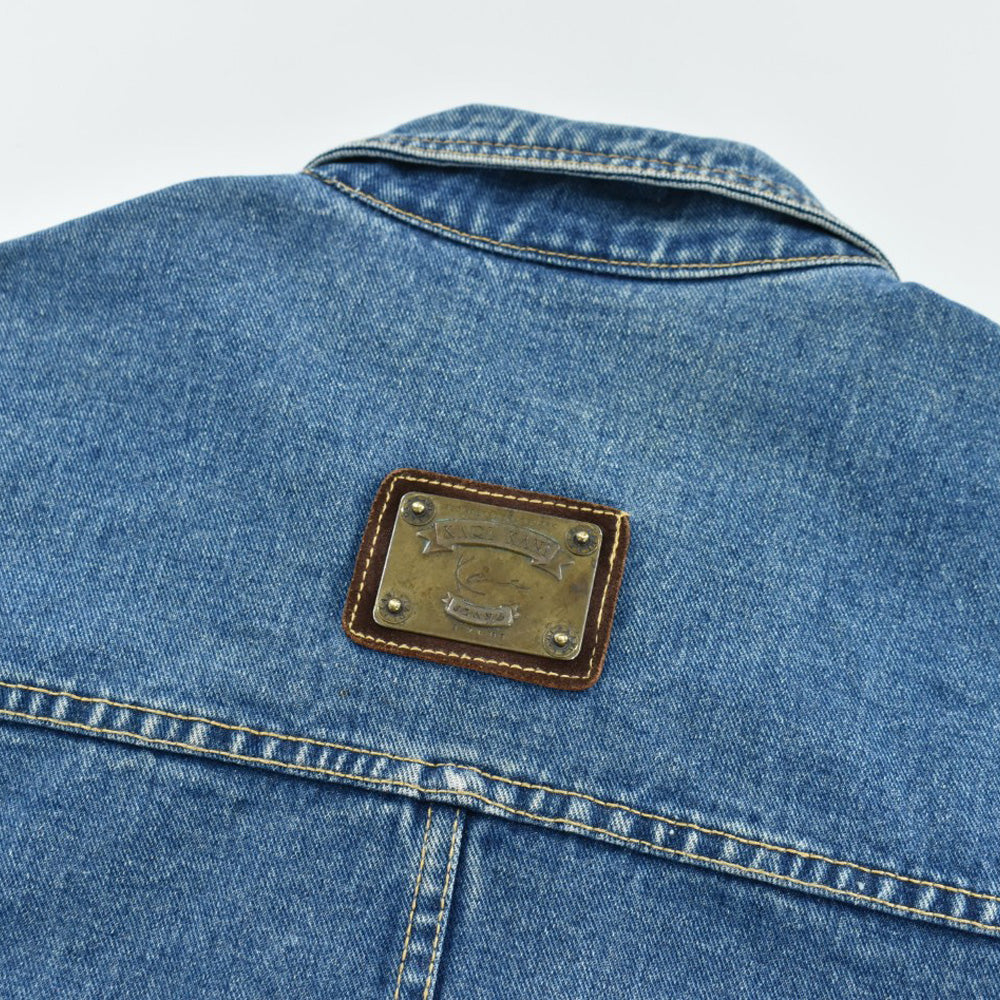 90's Karl Kani メタルプレート デニム シャツジャケット USA製 260310H