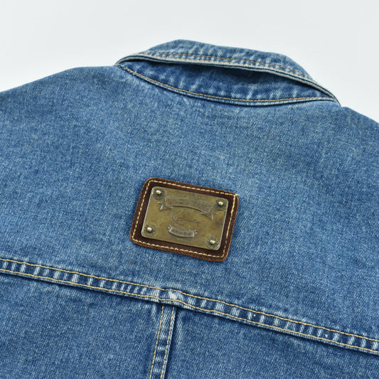 90's Karl Kani メタルプレート デニム シャツジャケット USA製 260310H