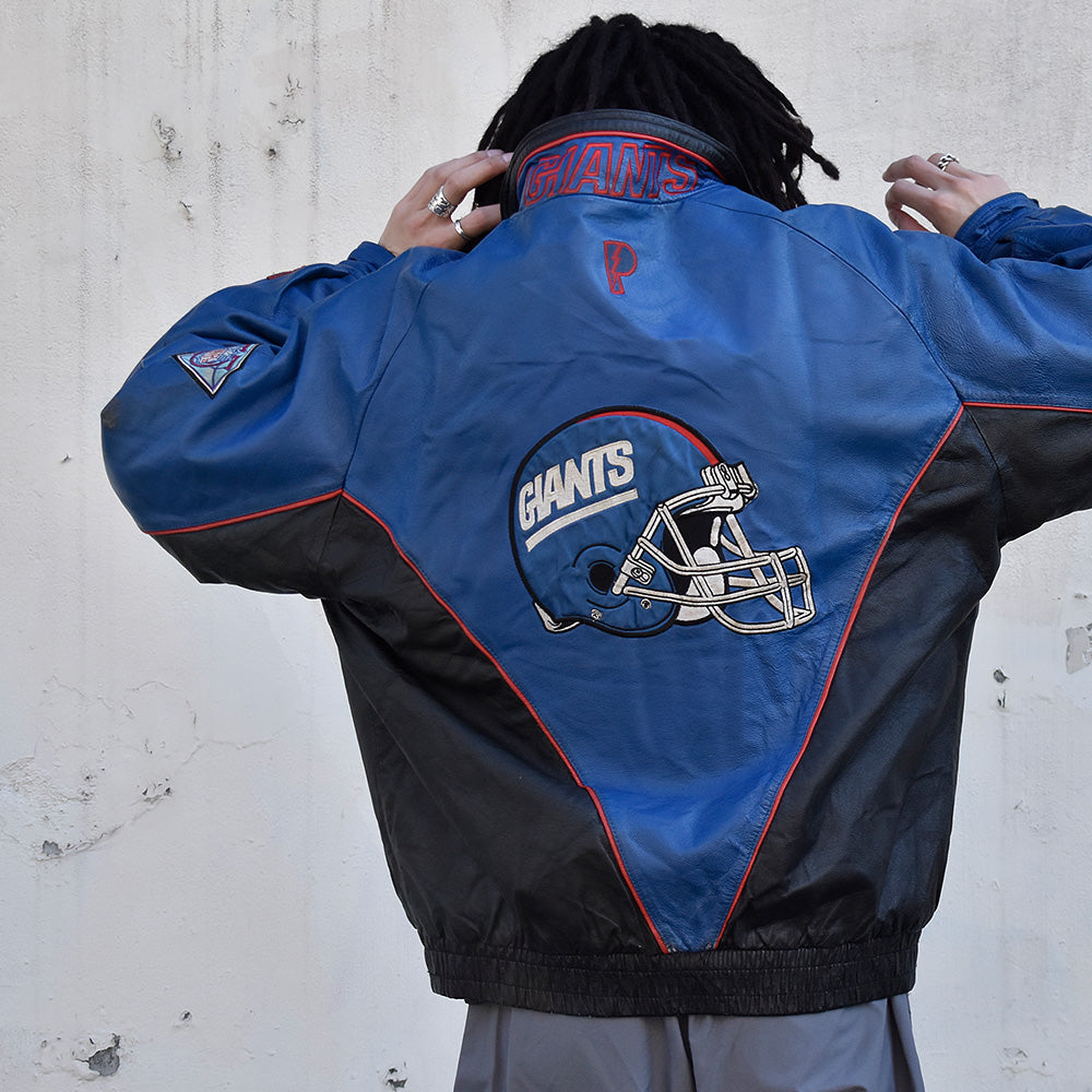 80's PROPLAYER NFL “New York Giants” レザージャケット 231116H