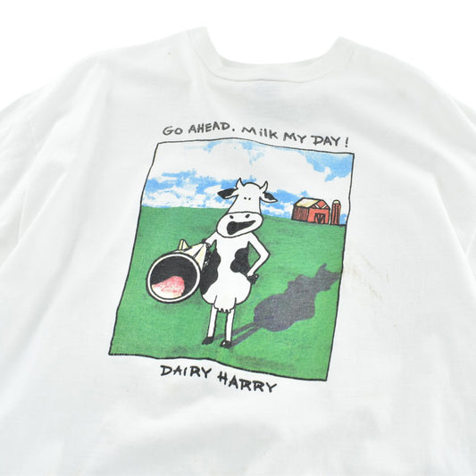 90's “DAIRY HARRY” パロディTシャツ USA製 260508H