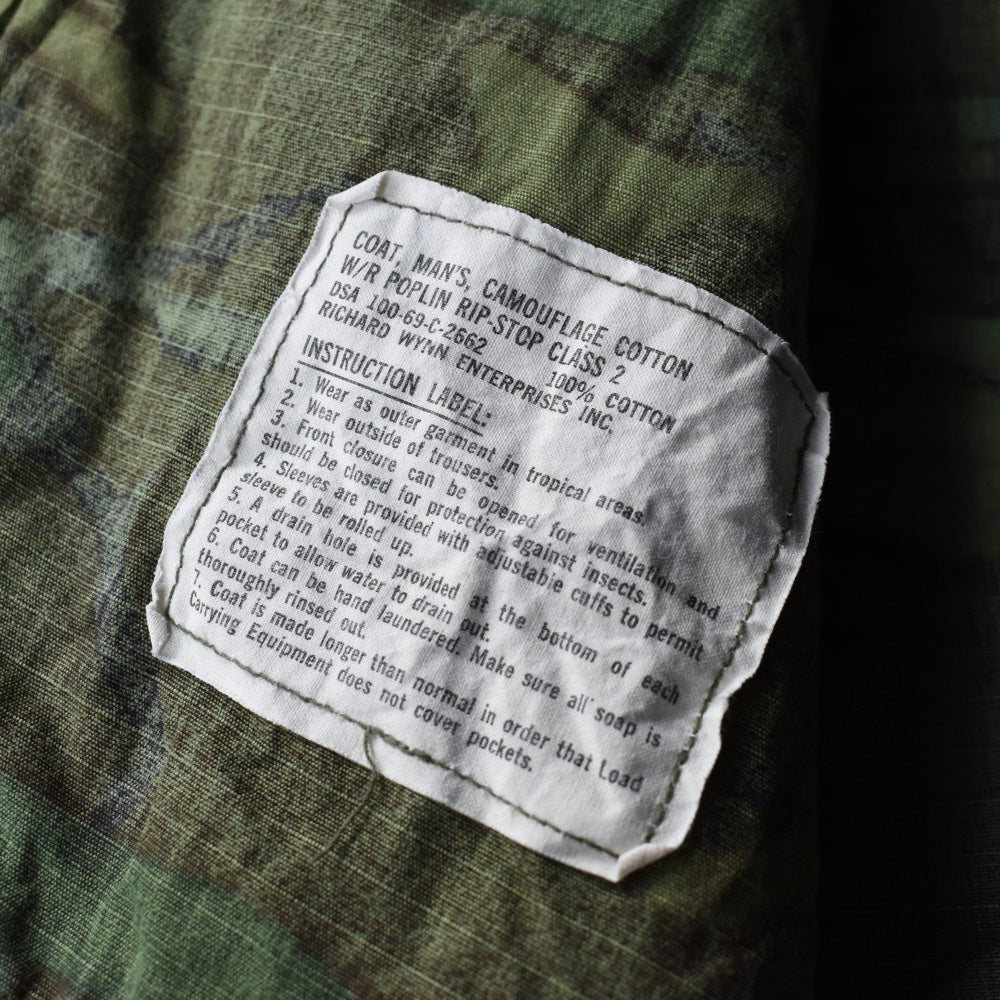 60’s U.S. ARMY “Mix Leaf” 5th ジャングルファティーグ ジャケット 251111H