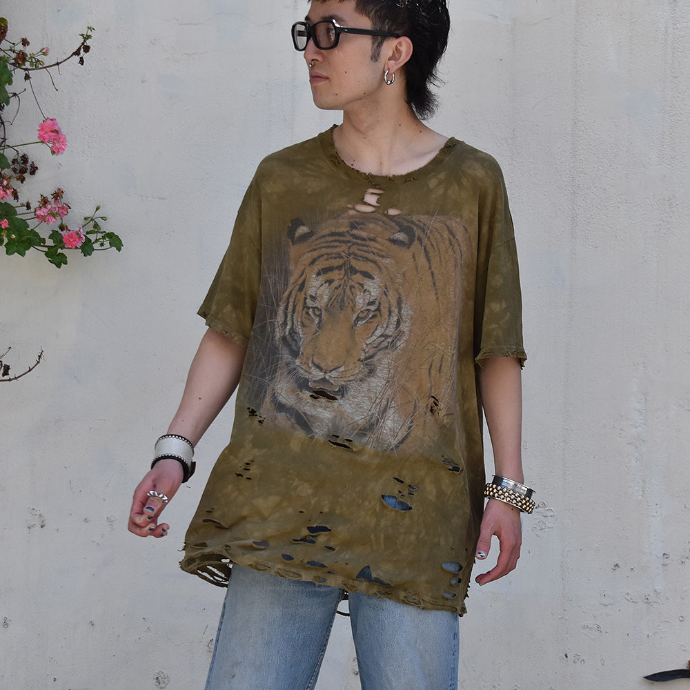 90's　ボロ！　THE MOUNTAIN　Tiger！ Tee　230525H