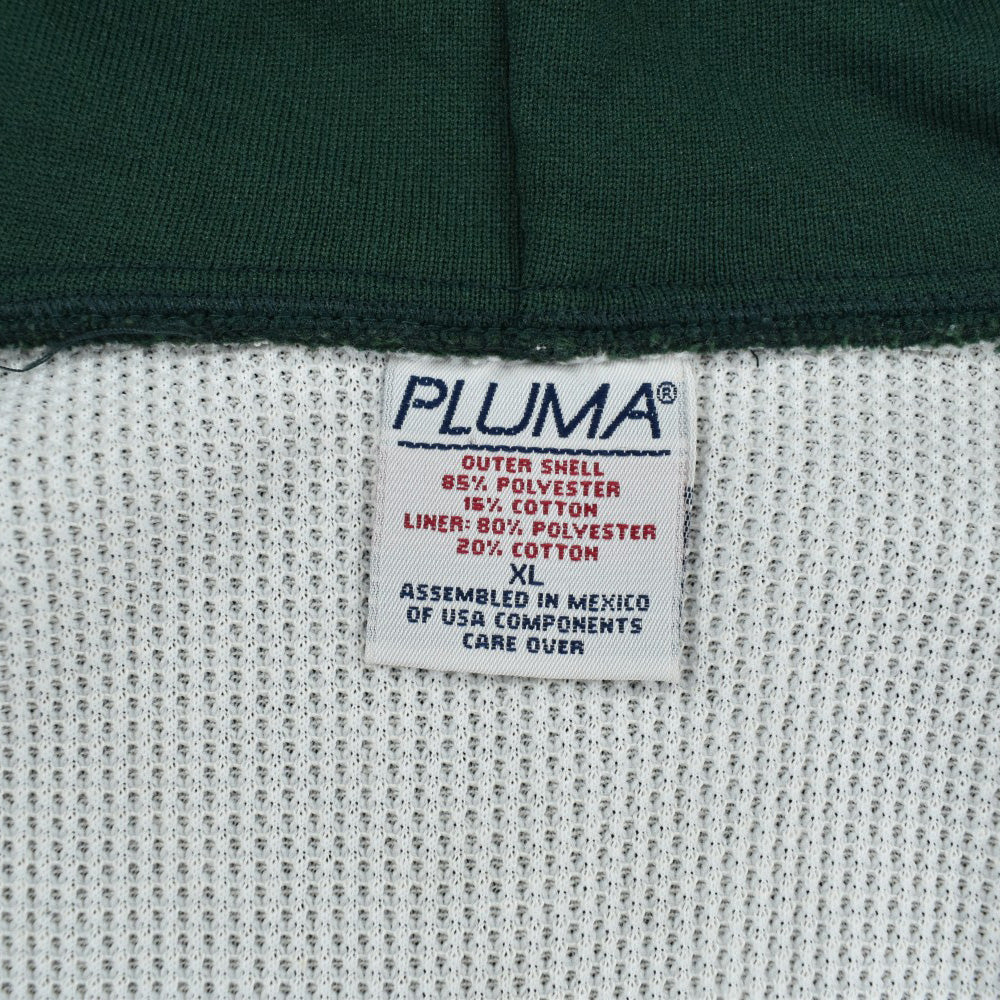 90's PLUMA サーマルライナー ジップアップ スウェットパーカー 260818H