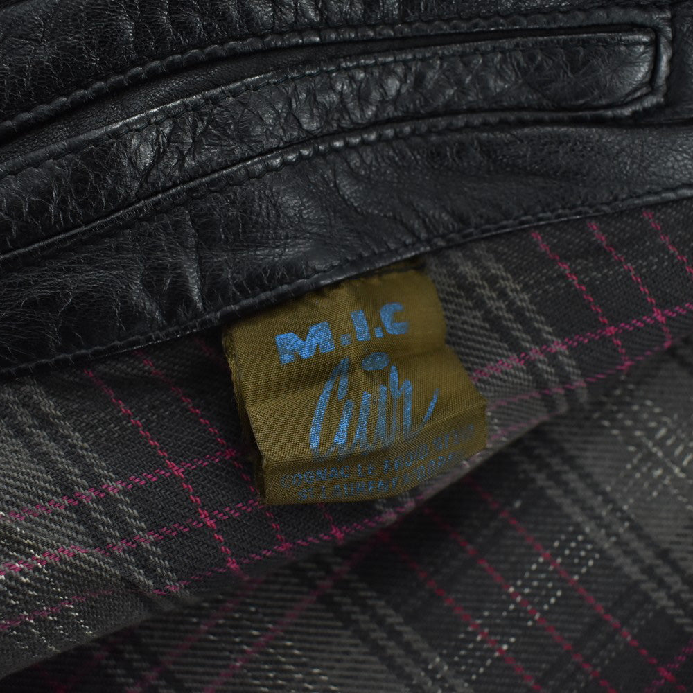60's~ M.I.C フレンチレザー カーコート 260224H