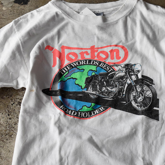90's “Norton“ バイク Tシャツ USA製 250821H