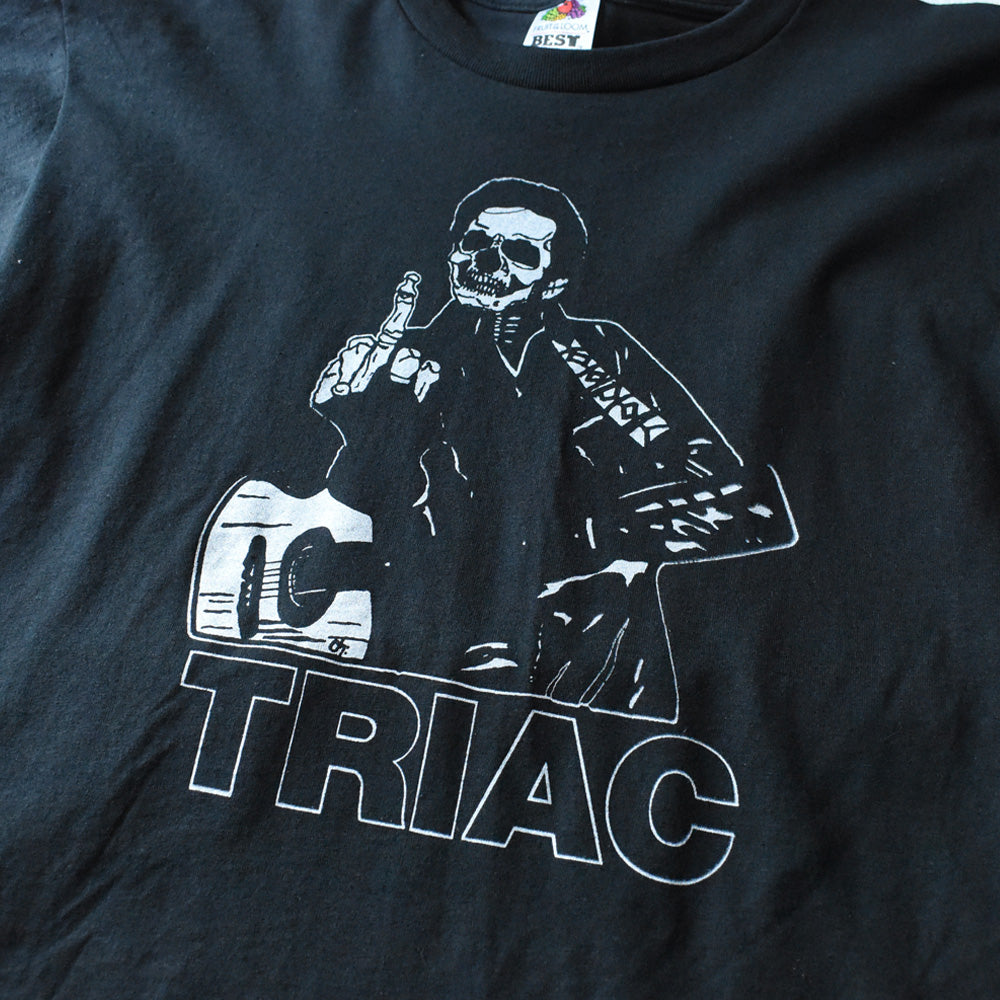 Y2K デッドストック！ TRIAC "Skeleton Johnny Cash" Tシャツ 250923