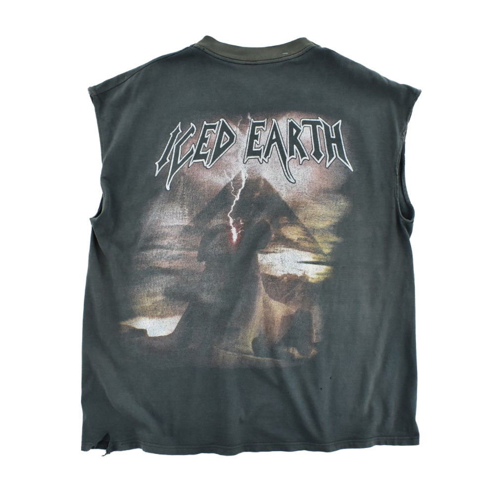 90's ICED EARTH "SOMETHING WICKED THIS WAY COMES" ノースリーブ メタル ロックT 260602H
