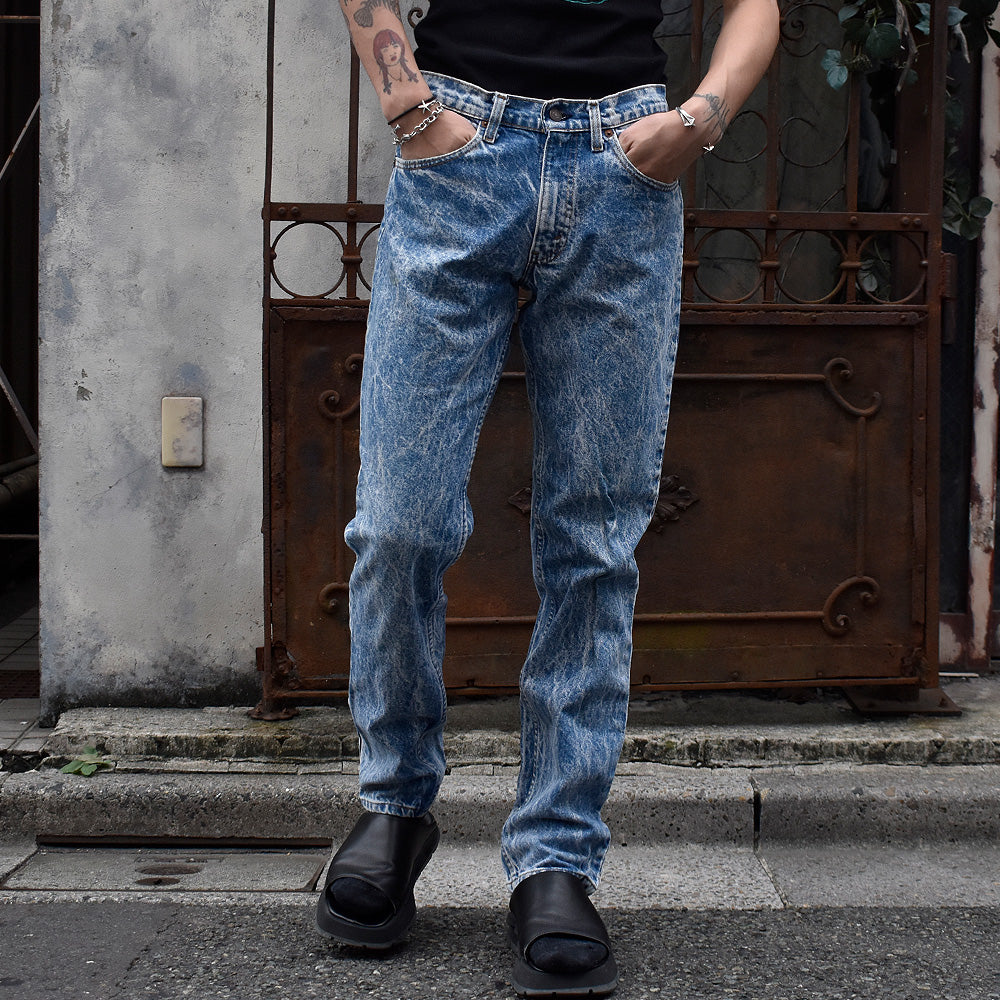 90's Levi's 506-0209 ケミカルウォッシュ デニムパンツ USA製 231003H