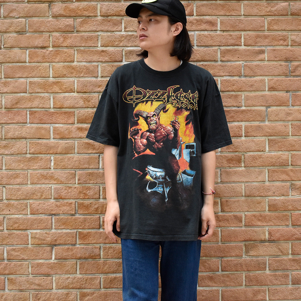 Y2K Ozzy Osbourne "Ozzfest2005" Tシャツ 240719H