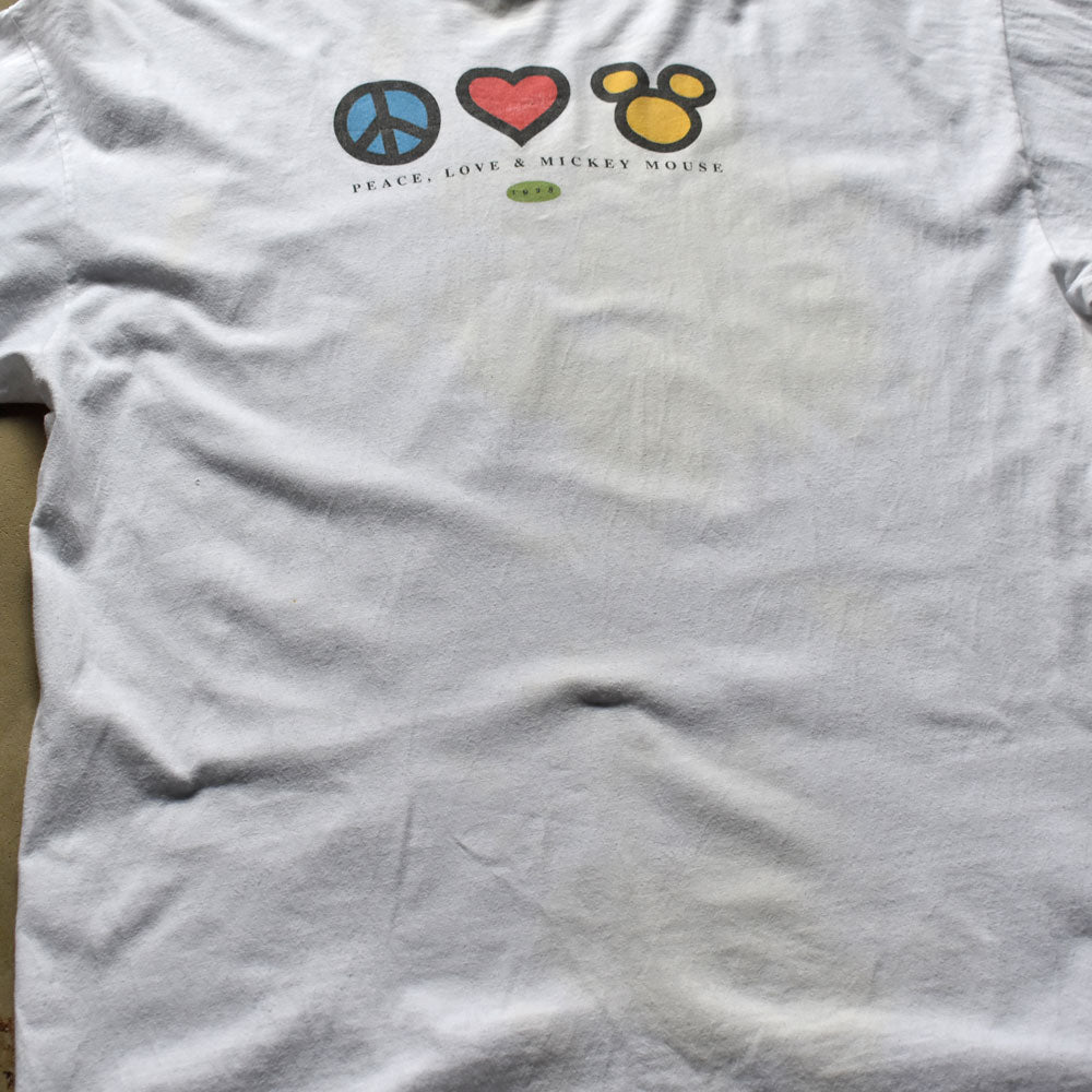 90’s Disney ”Mickey” Tシャツ 240408