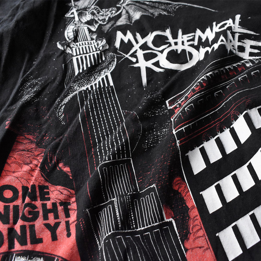 Y2K My Chemical Romance “ONE NIGHT ONLY” ロック Tシャツ 250923H
