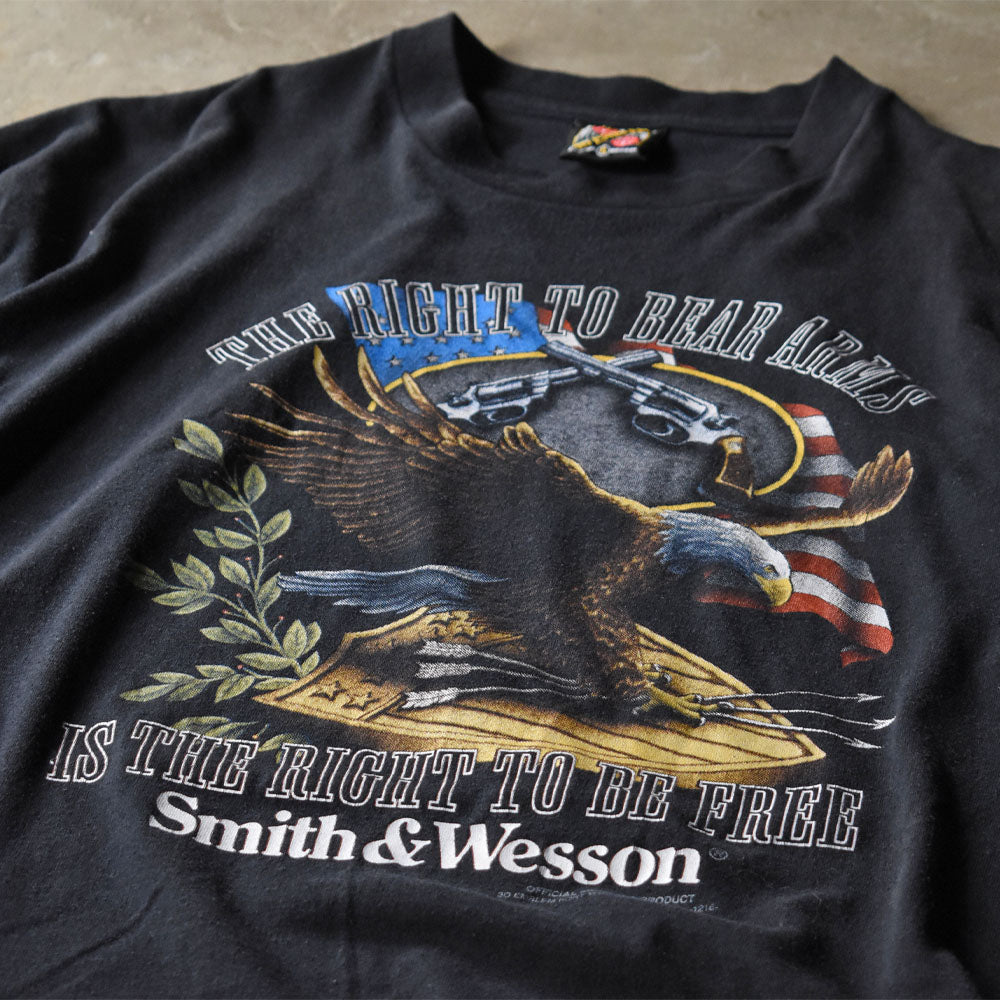 ハーレーダビッドソン 3D EMBLEM イーグル Tシャツ 1992年 ブラック USA製 ヴィンテージ