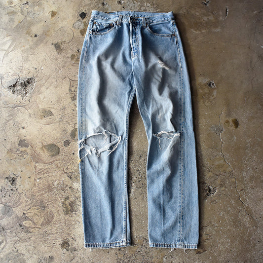 90's ダメージ！ Levi's 501 デニム パンツ USA製 250901H