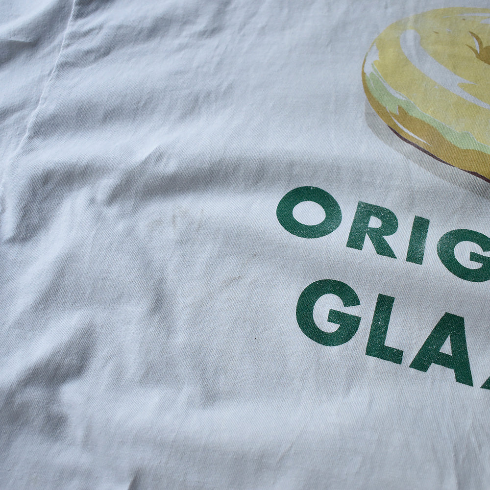 90's～ “Krispy Kreme Doughnuts“ Tシャツ XXL size！ 240713H