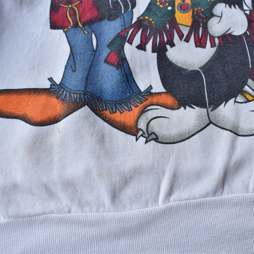 90’s Looney Tunes “Hippie style” スウェット USA製 231011