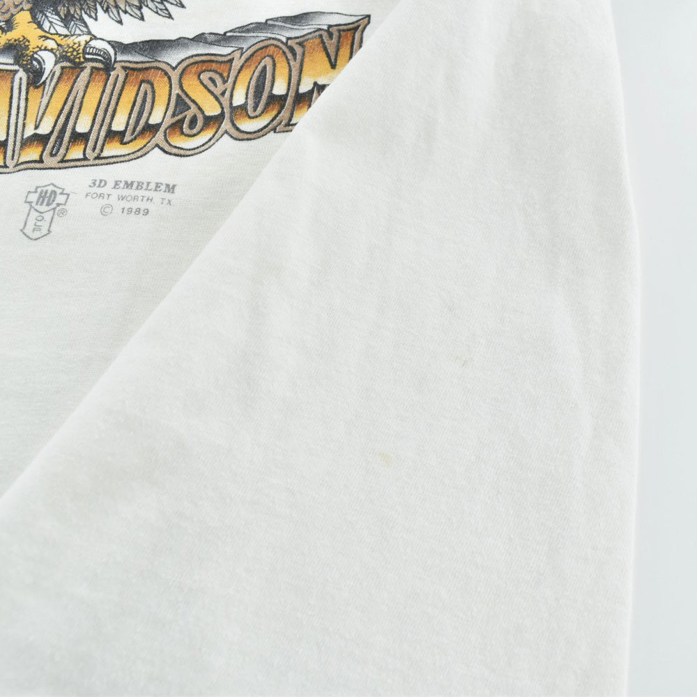 80's HARLEY-DAVIDSON 3D EMBLEM イーグル ハーレーT USA製 260901H