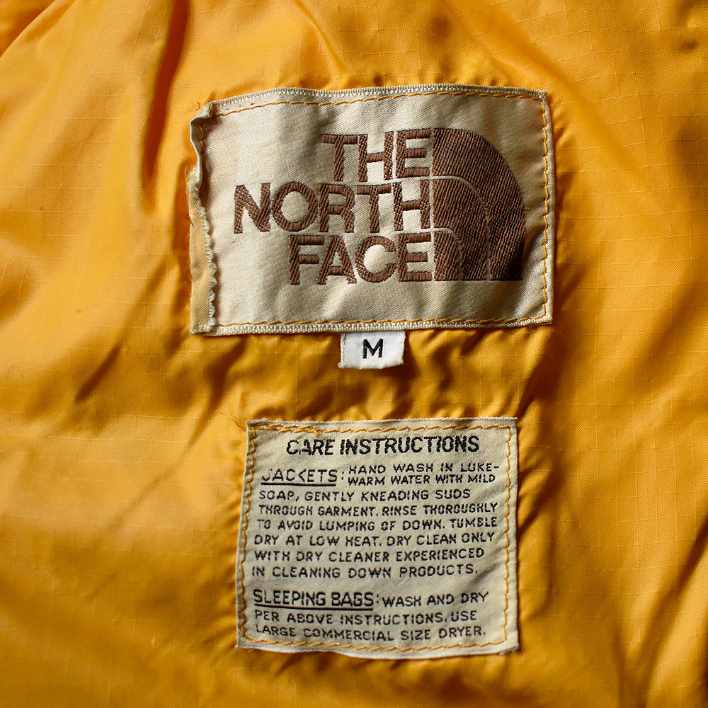 70’s初期 THE NORTH FACE “BROOKS RANGE” 茶タグ ダウンジャケット 240115H