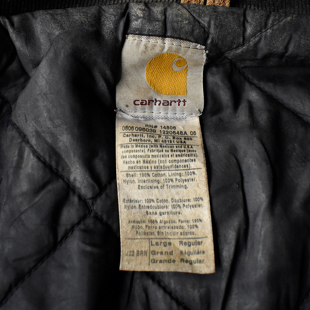 Y2K ダメージ！ Carhartt トラディショナルジャケット キルティングライナー 240118H