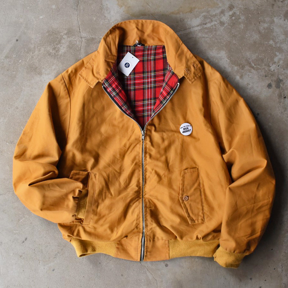 90’s UK Harrington “Mick Jagger” スウィングトップ ジャケット マスタード 251114H