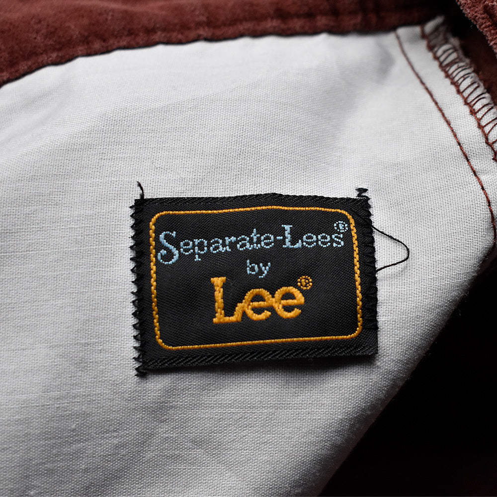 70's Lee “Separate-Lees” ベロアフレアパンツ USA製 240123H