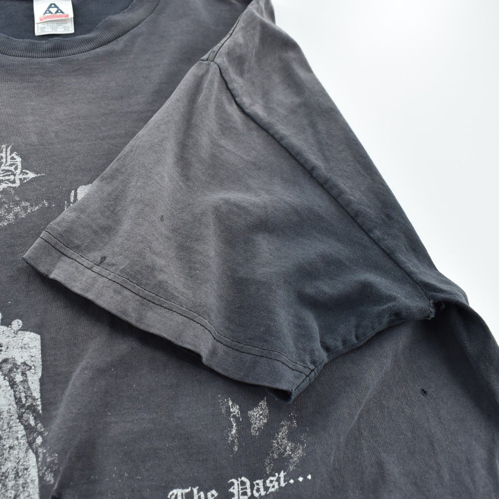Y2K Nehëmah "Shadows From The Past..." ブラックメタル ロックTシャツ 260609H