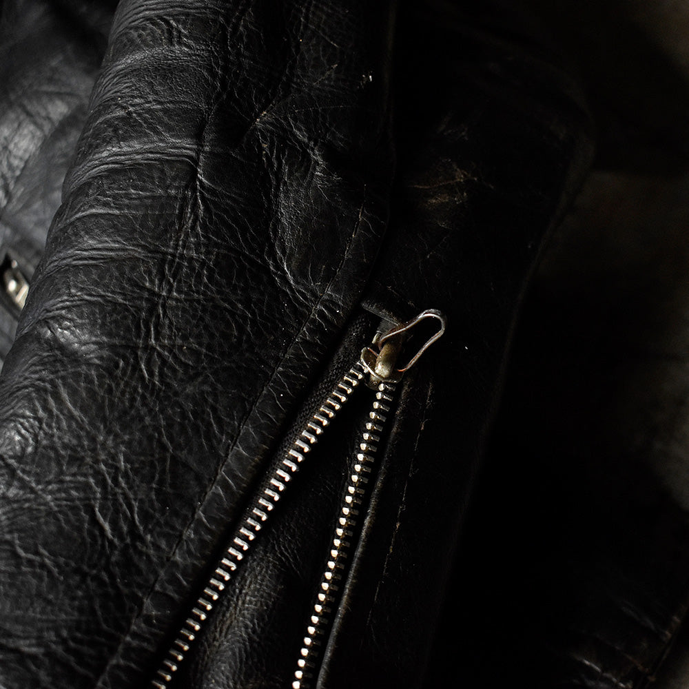 80's LEATHER 2000 ライダース レザージャケット 231204H