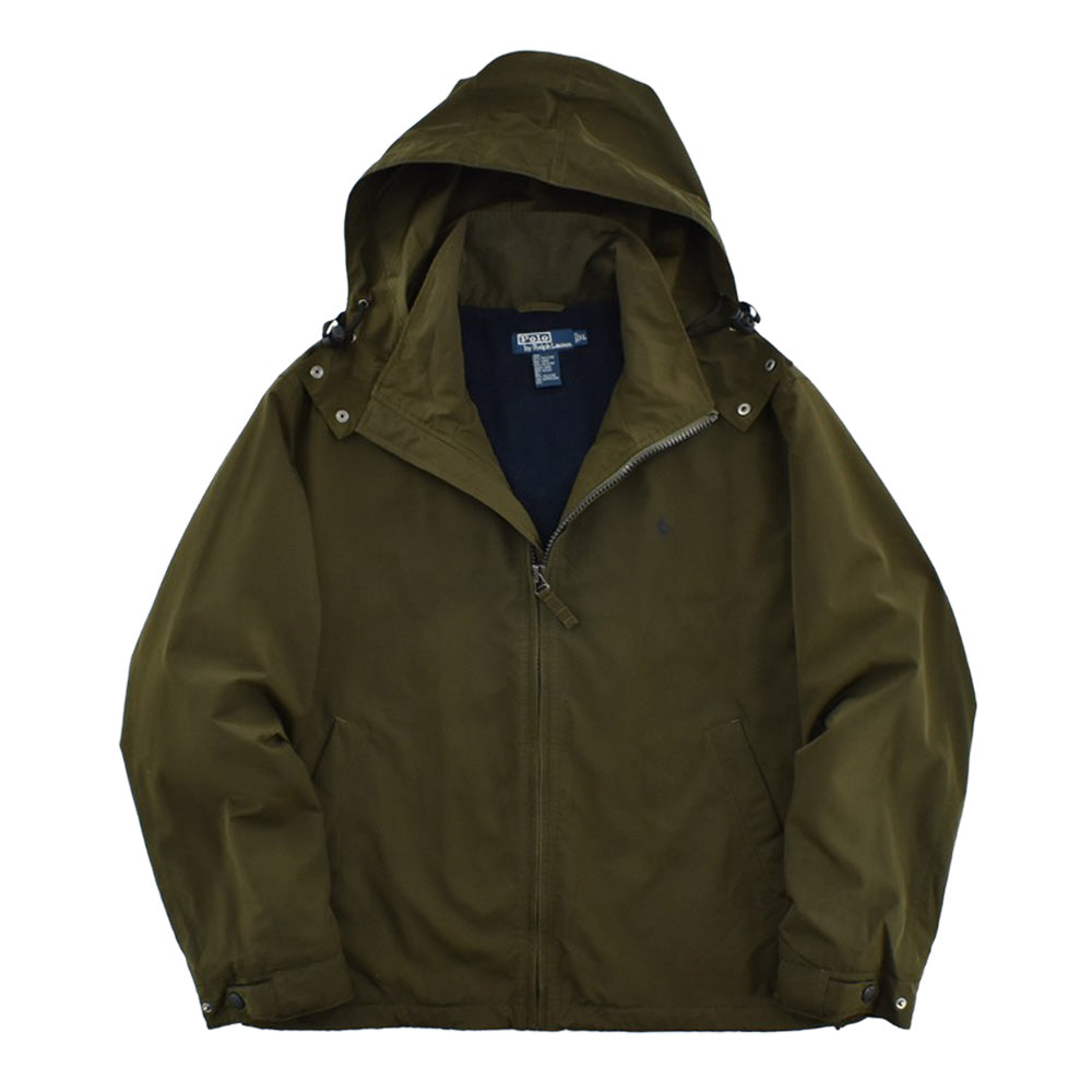 90's Polo Ralph Lauren フード付き フリースライナー スウィングトップ 260929H