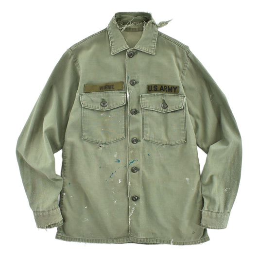 70's U.S. ARMY "BORO" コットンサテン ユーティリティシャツ 260310H
