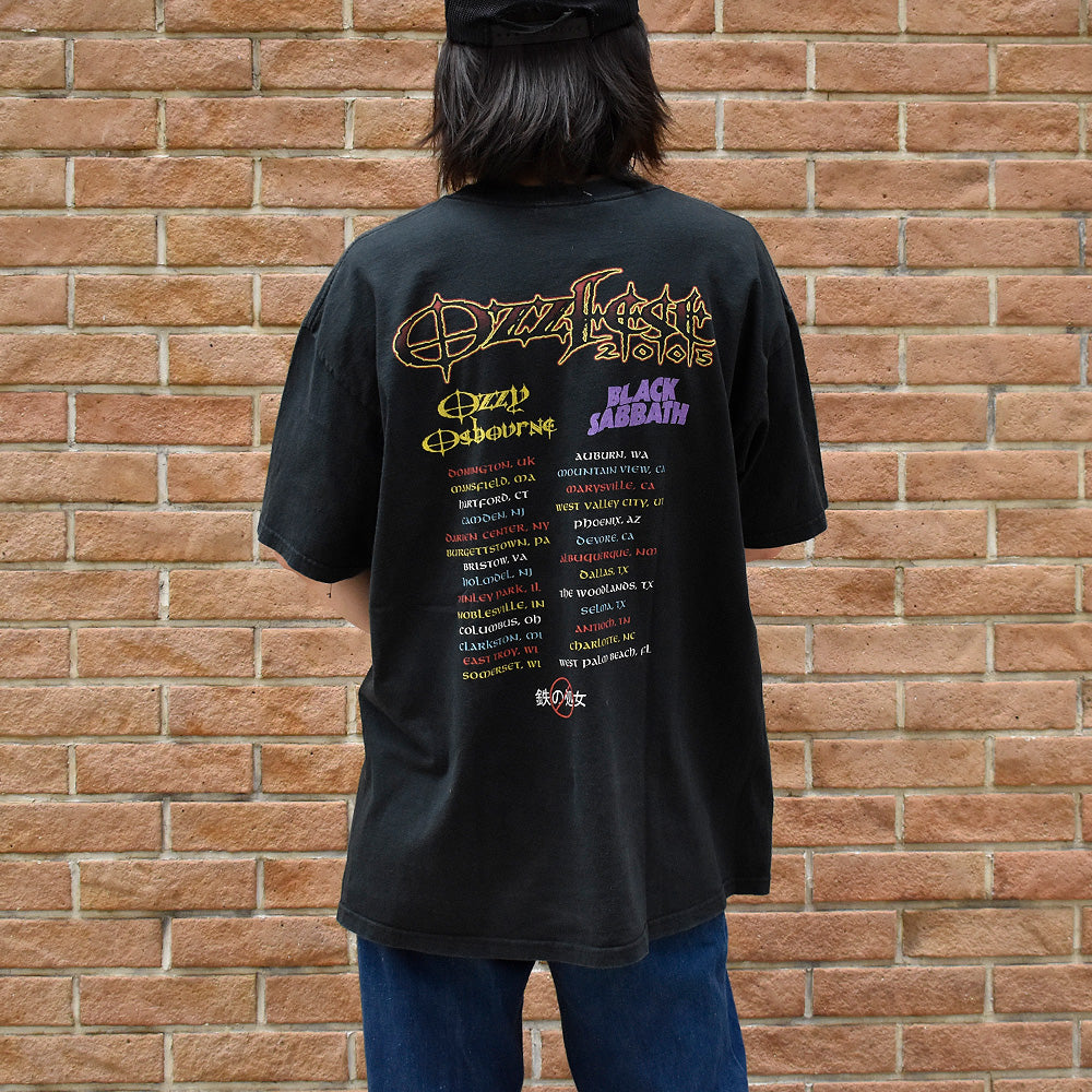 Y2K Ozzy Osbourne "Ozzfest2005" Tシャツ 240719H