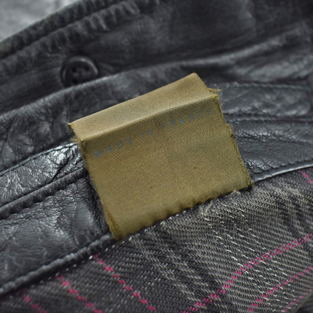 60's~ M.I.C フレンチレザー カーコート 260224H