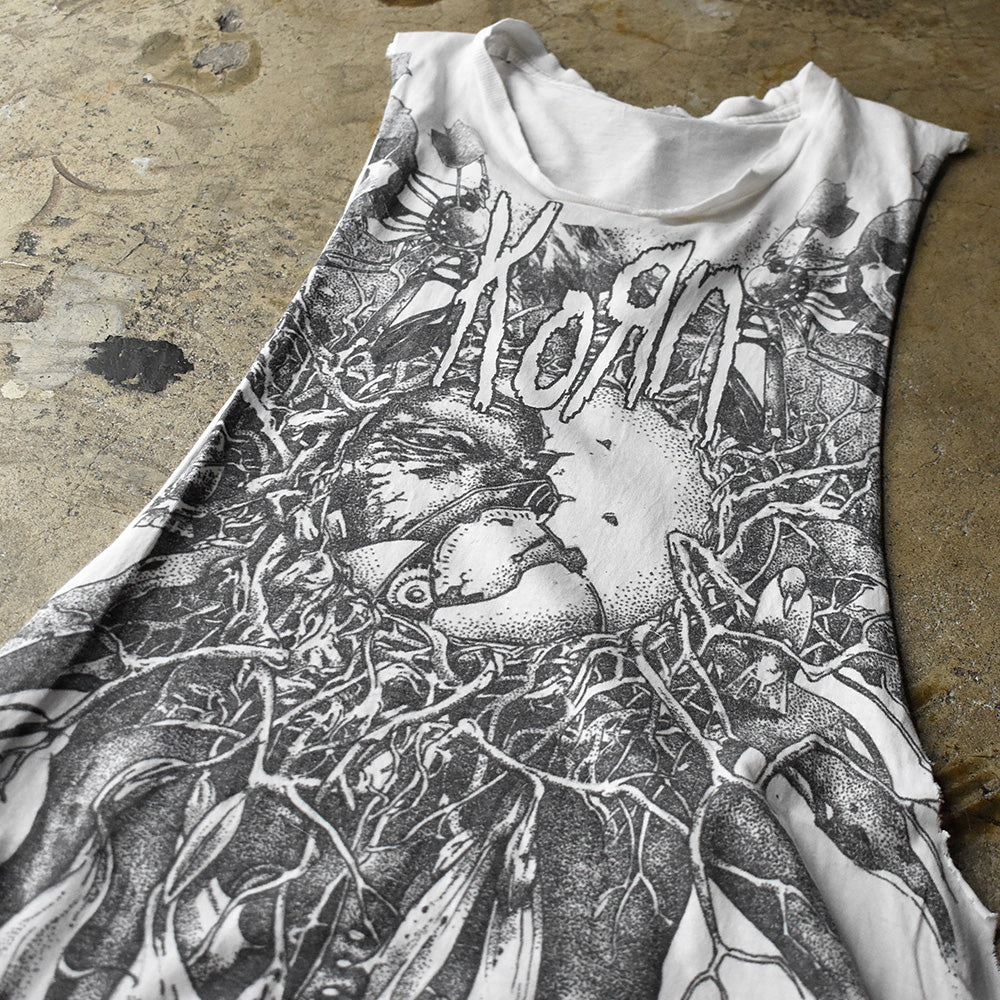 Y2K Korn カットオフTシャツ 240818H