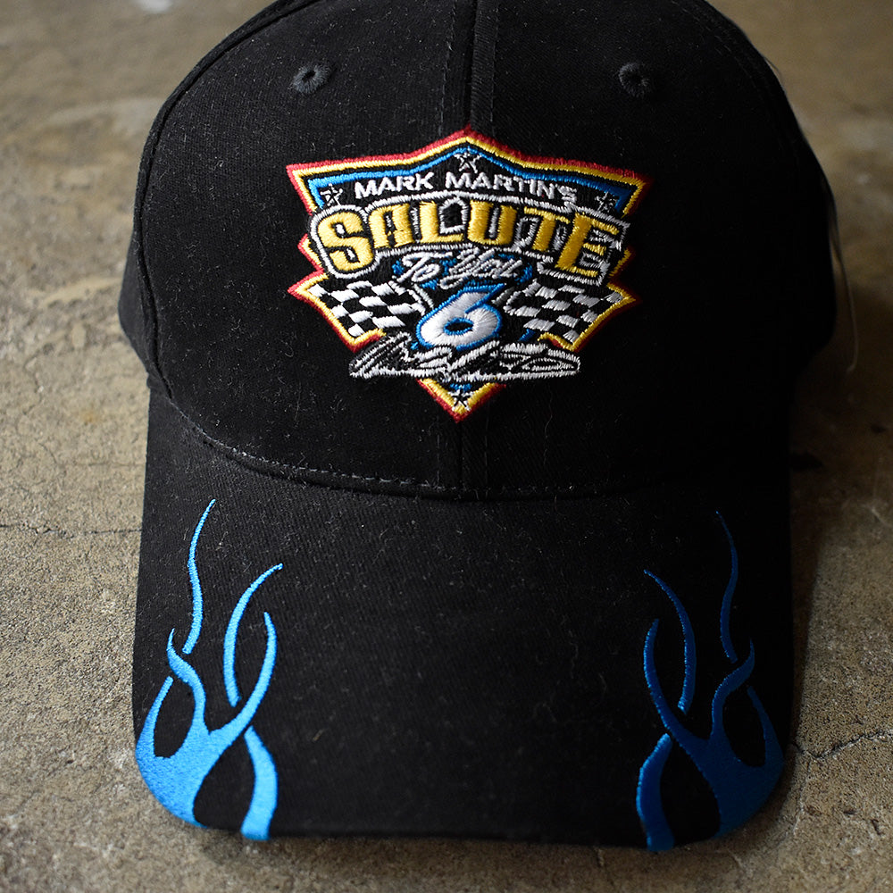 CHECKRED FLAG SPORTS “Mark Martin” NASCAR レーシングCAP デッドストック 250710H