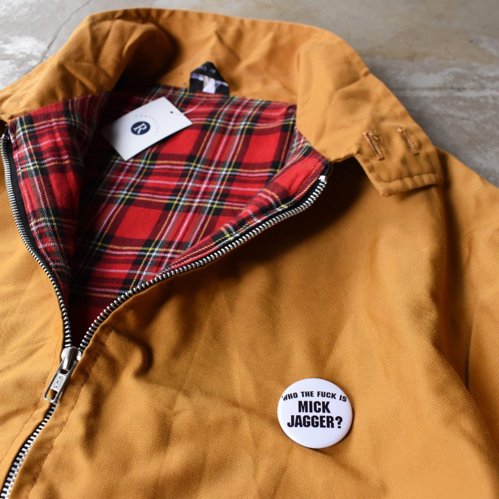 90’s UK Harrington “Mick Jagger” スウィングトップ ジャケット マスタード 251114H