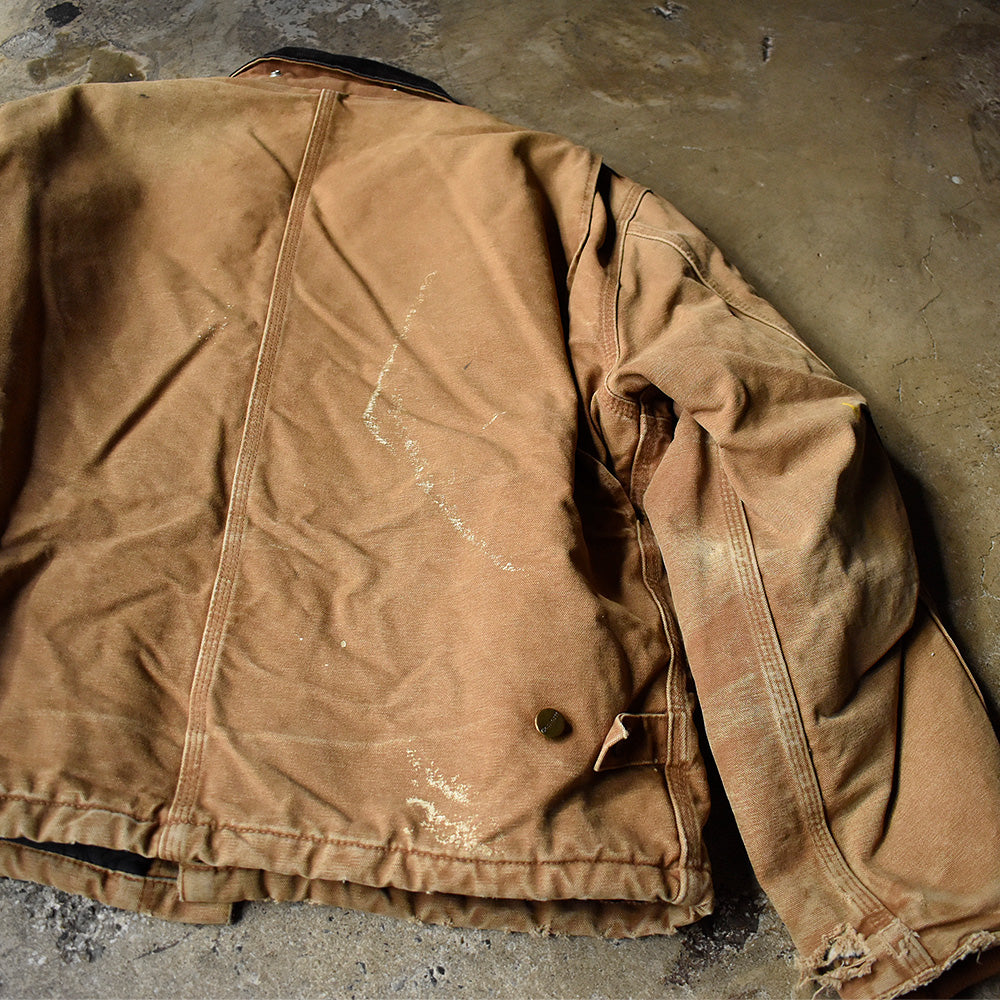 Y2K ダメージ！ Carhartt トラディショナルジャケット キルティングライナー 240118H
