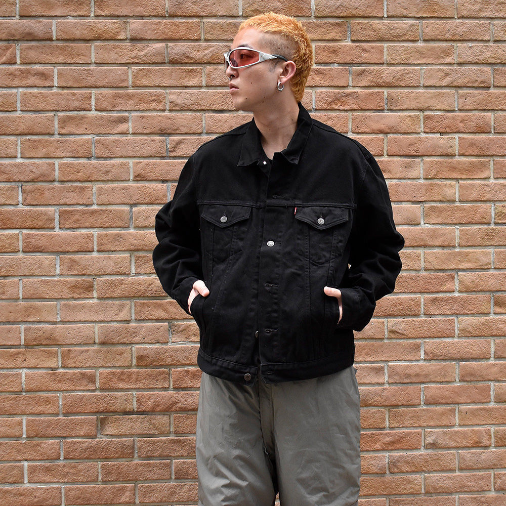 90's Levi's 70503-02 ブラック！デニムジャケット 241117H